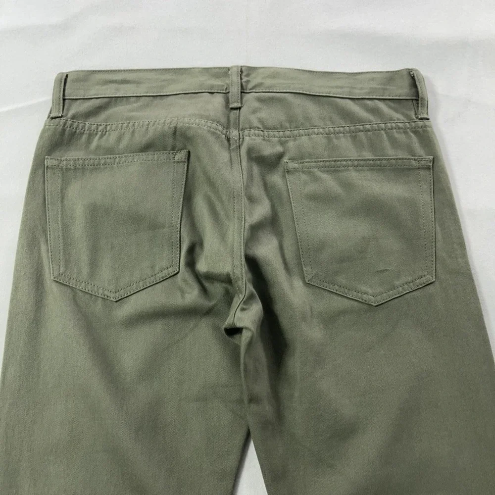 John Elliott‎ Pants Men 30 Green (measure 33x34) Button Fly 100% Cotton USA